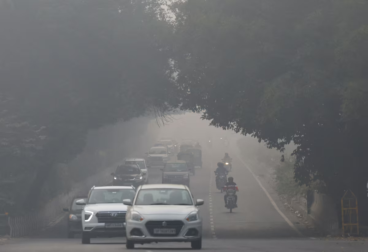 New Delhi's air quality was classified as 