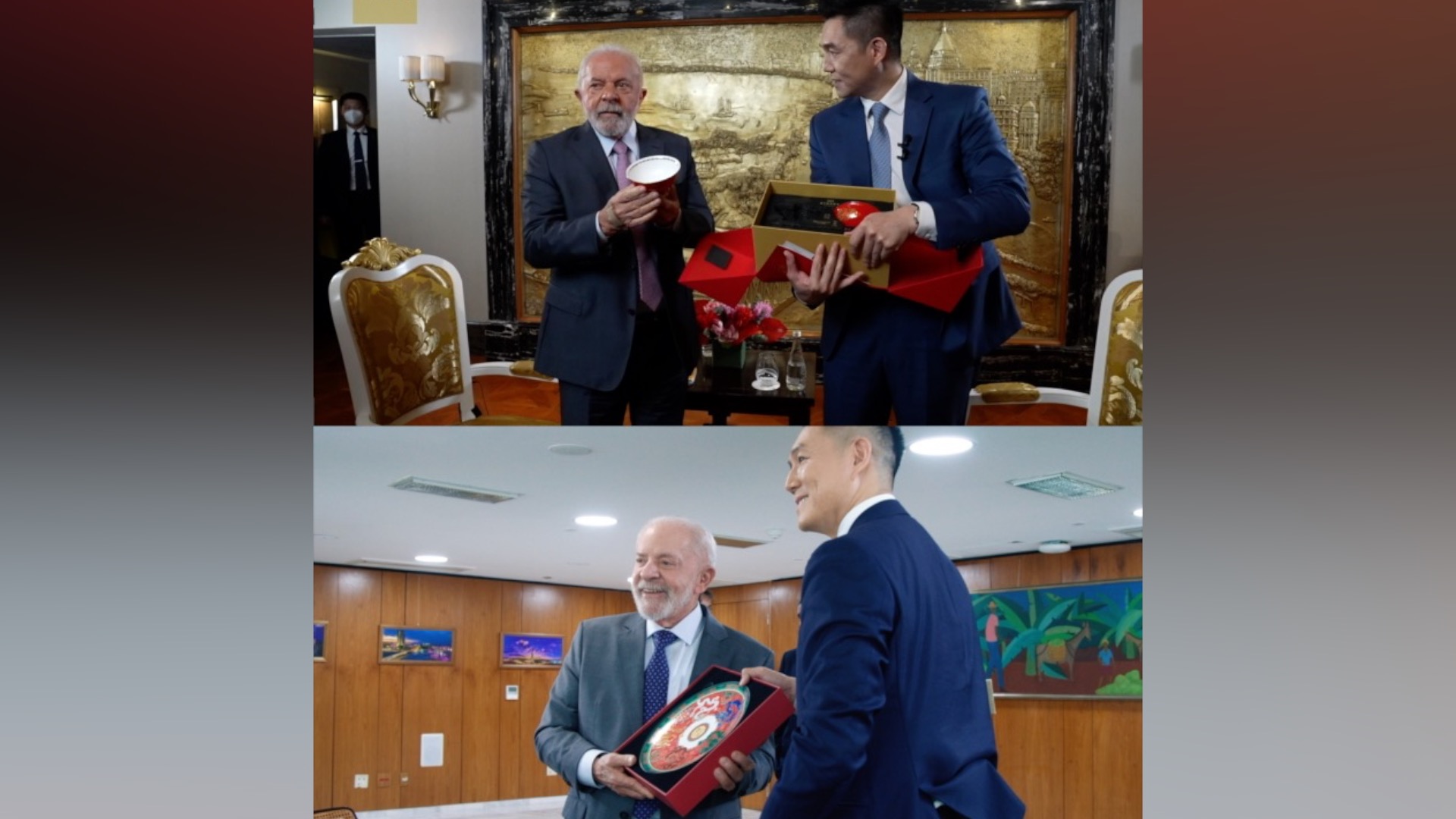 Wang Guan fulfills his '2-year promise' with Brazilian President Lula