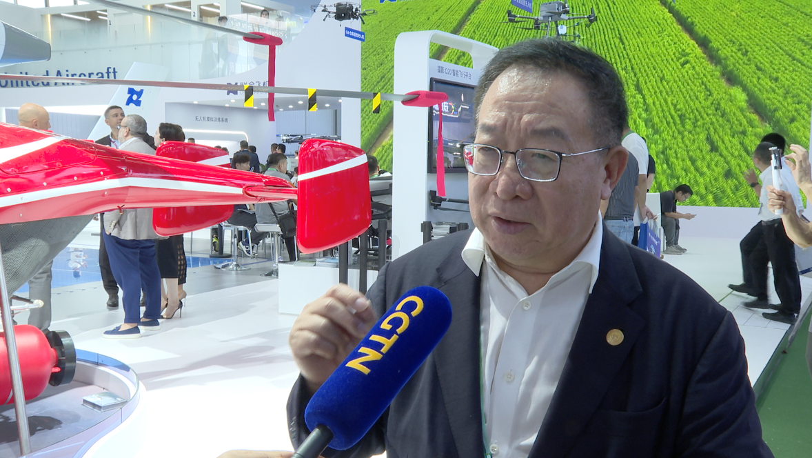 Yang Jincai, president of Shenzhen UAV Industry Association, November 16, 2024. /CGTN