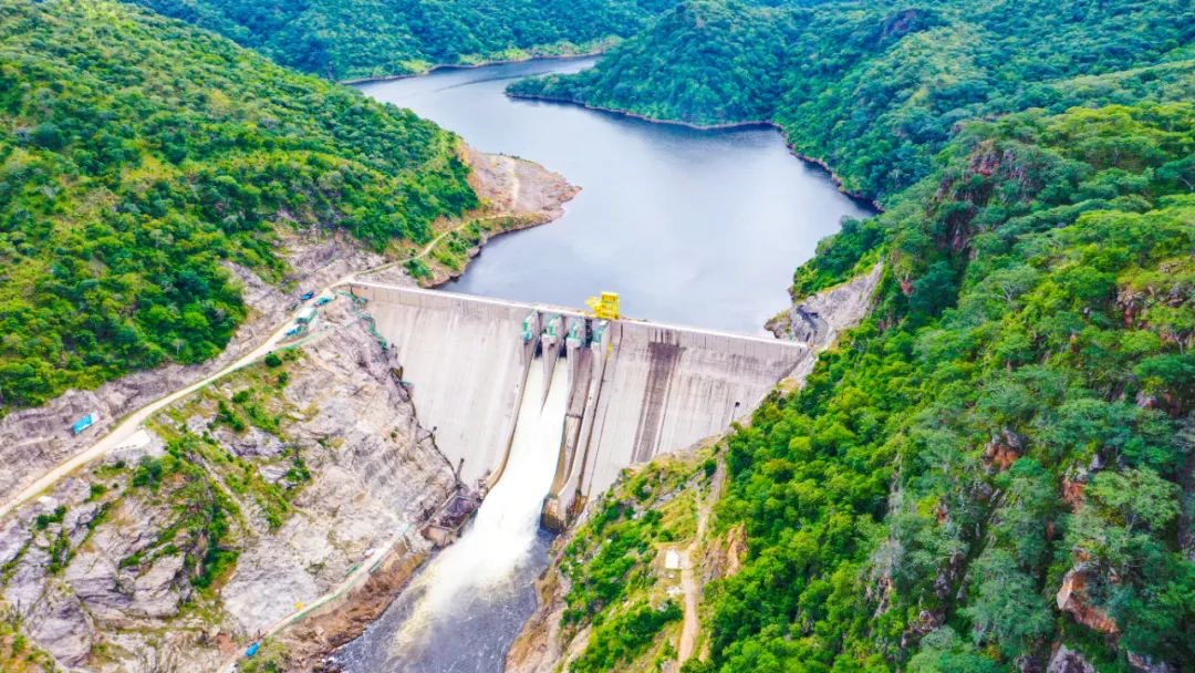 A view of Kafue Gorge Lower Hydropower Station in Zambia built by PowerChina. /PowerChina