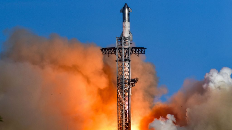 SpaceX launches 24 Starlink internet satellites into space - CGTN