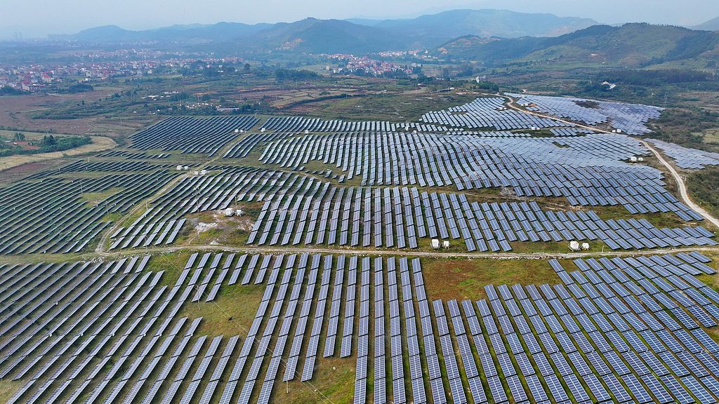 A photovoltaic power station in Pingxiang City, east China's Jiangxi Province, November 16, 2024. /CFP