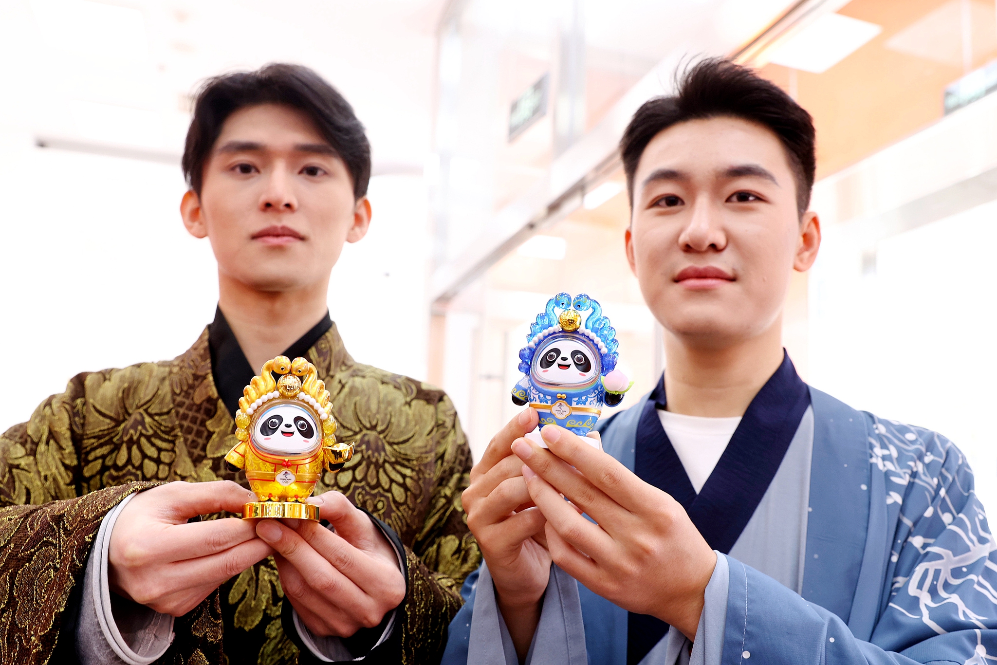 Chinese Zodiac Snake themed Bing Dwen Dwen Launched For Sale CGTN