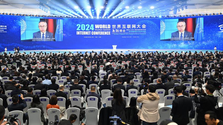 The 2024 World Internet Conference (WIC) Wuzhen Summit opens in Wuzhen, east China's Zhejiang Province, November 20, 2024. /Xinhua