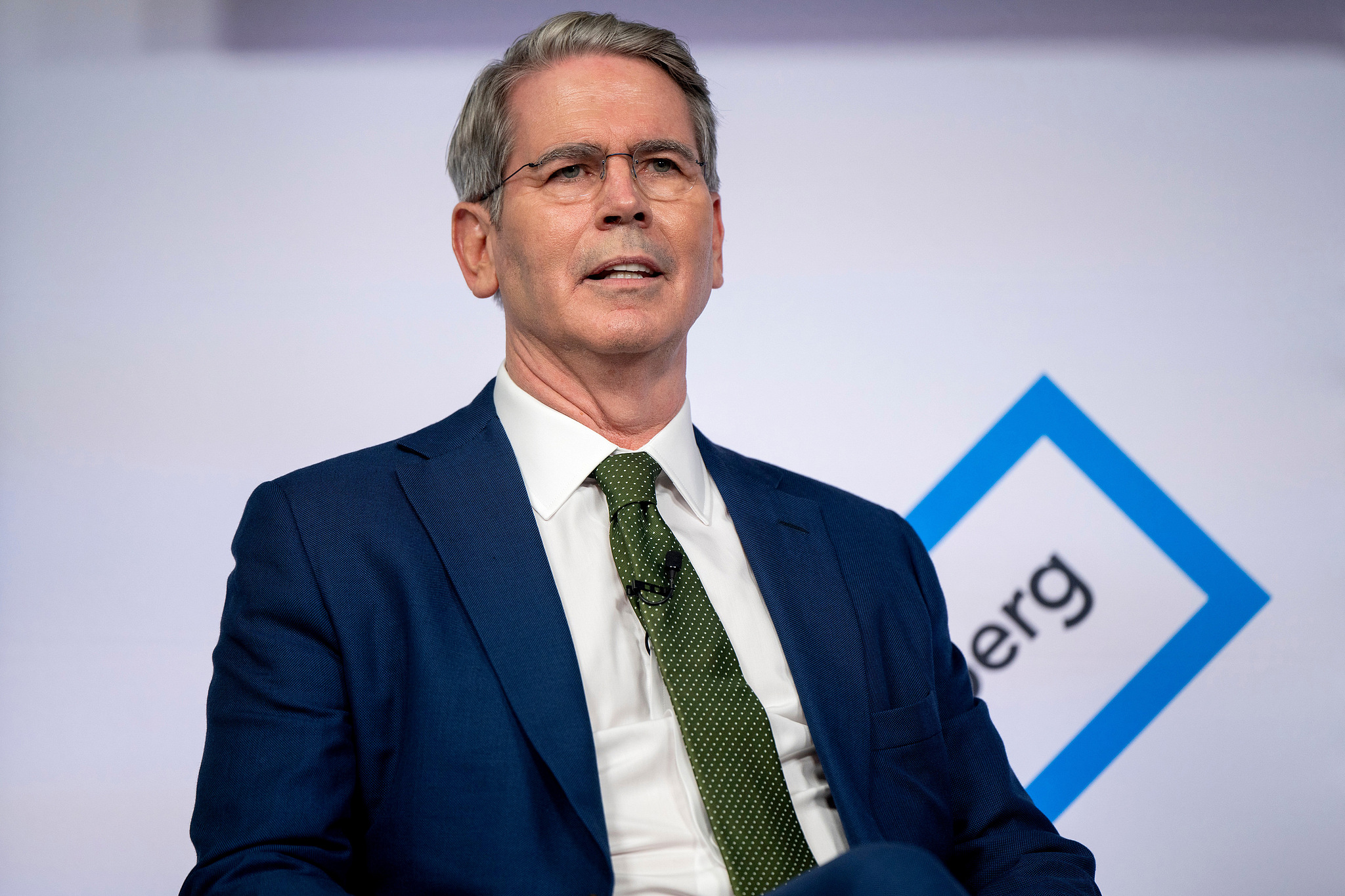 Scott Bessent, founder and chief executive officer of Key Square Group LP, at an interview during the Republican National Convention near the Fiserv Forum in Milwaukee, Wisconsin, U.S., July 16, 2024. /CFP