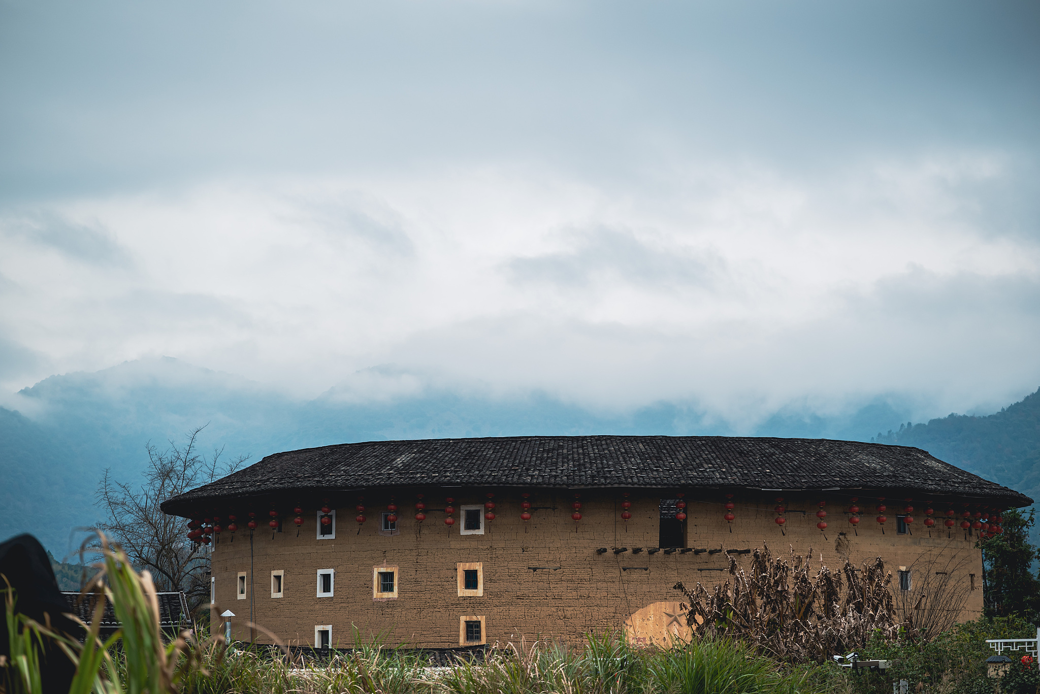 View of a Tulou in Guanyang Village. /CFP