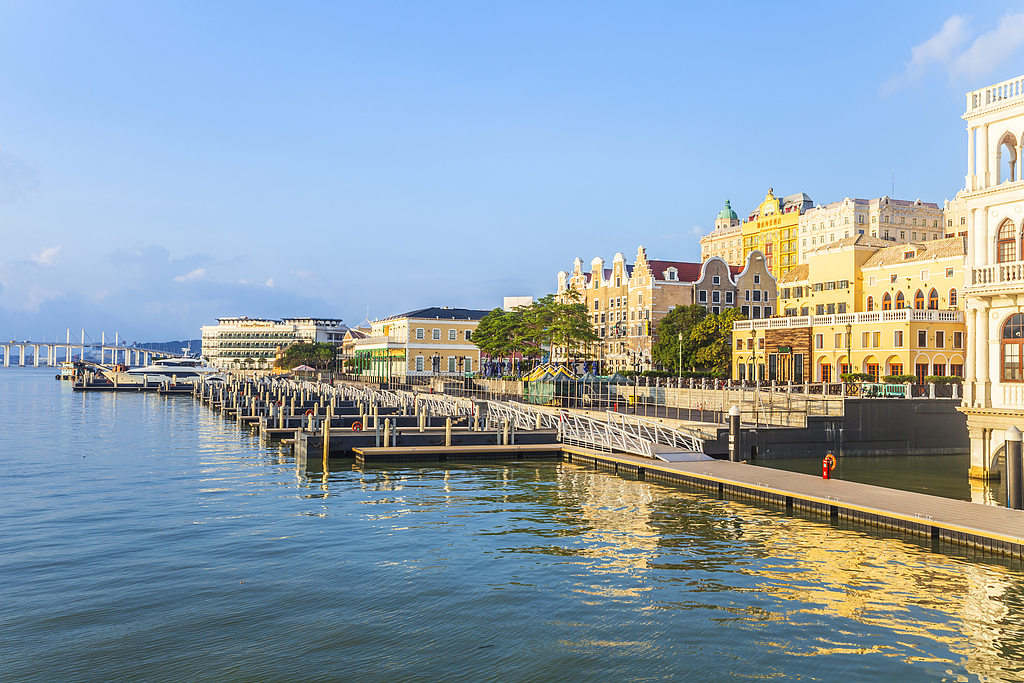 A file photo shows a view of Fisherman's Wharf in Macao, China. /CFP