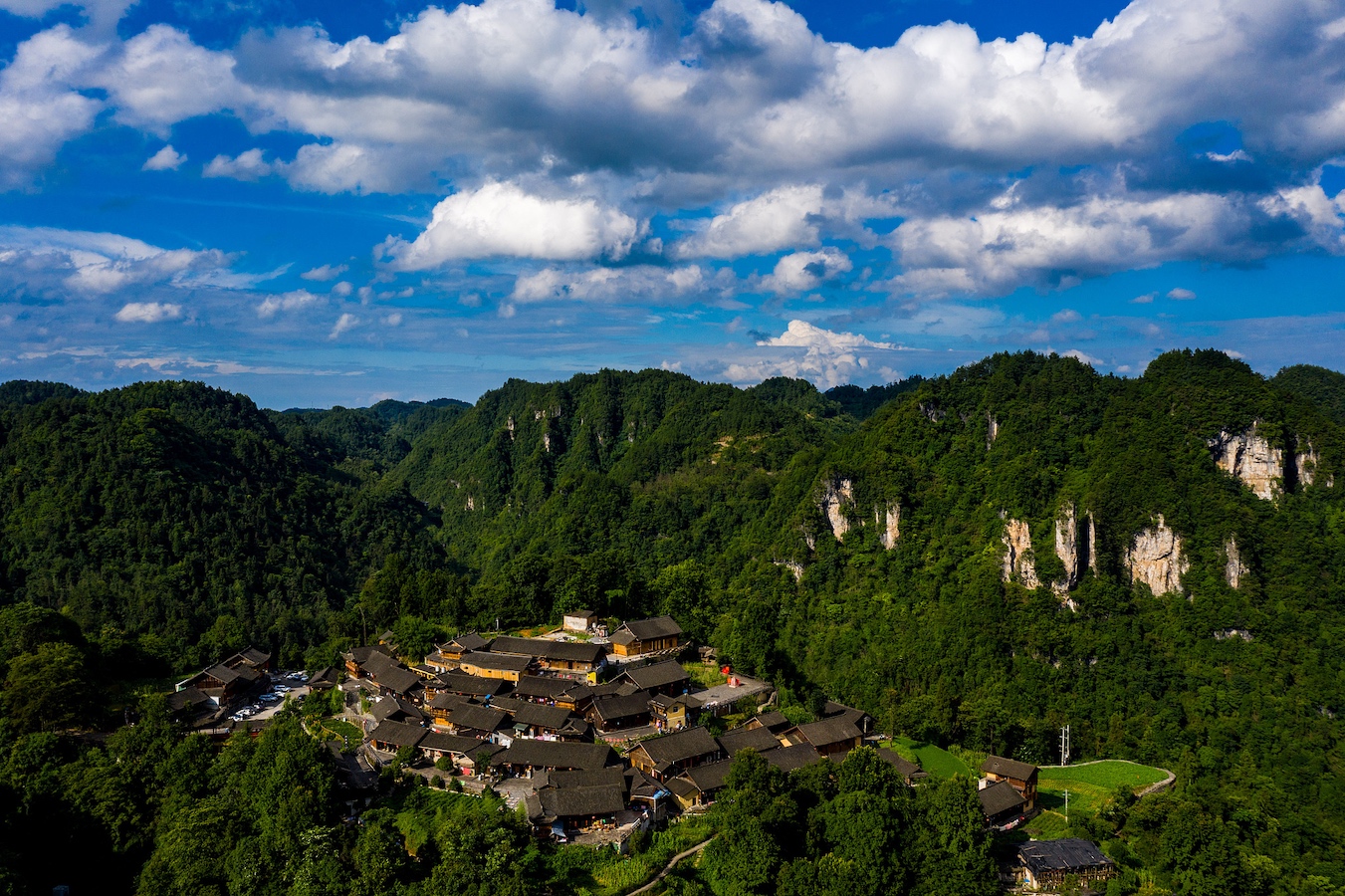 Shibadong Village, Xiangxi Tujia and Miao Autonomous Prefecture, Hunan Province, central China, July 4, 2024. /CFP