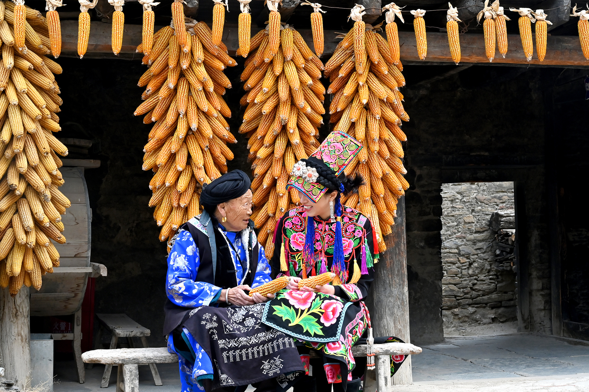 Taoping Villages, Aba Zang and Qiang Autonomous Prefecture, November 25, 2024. /CFP