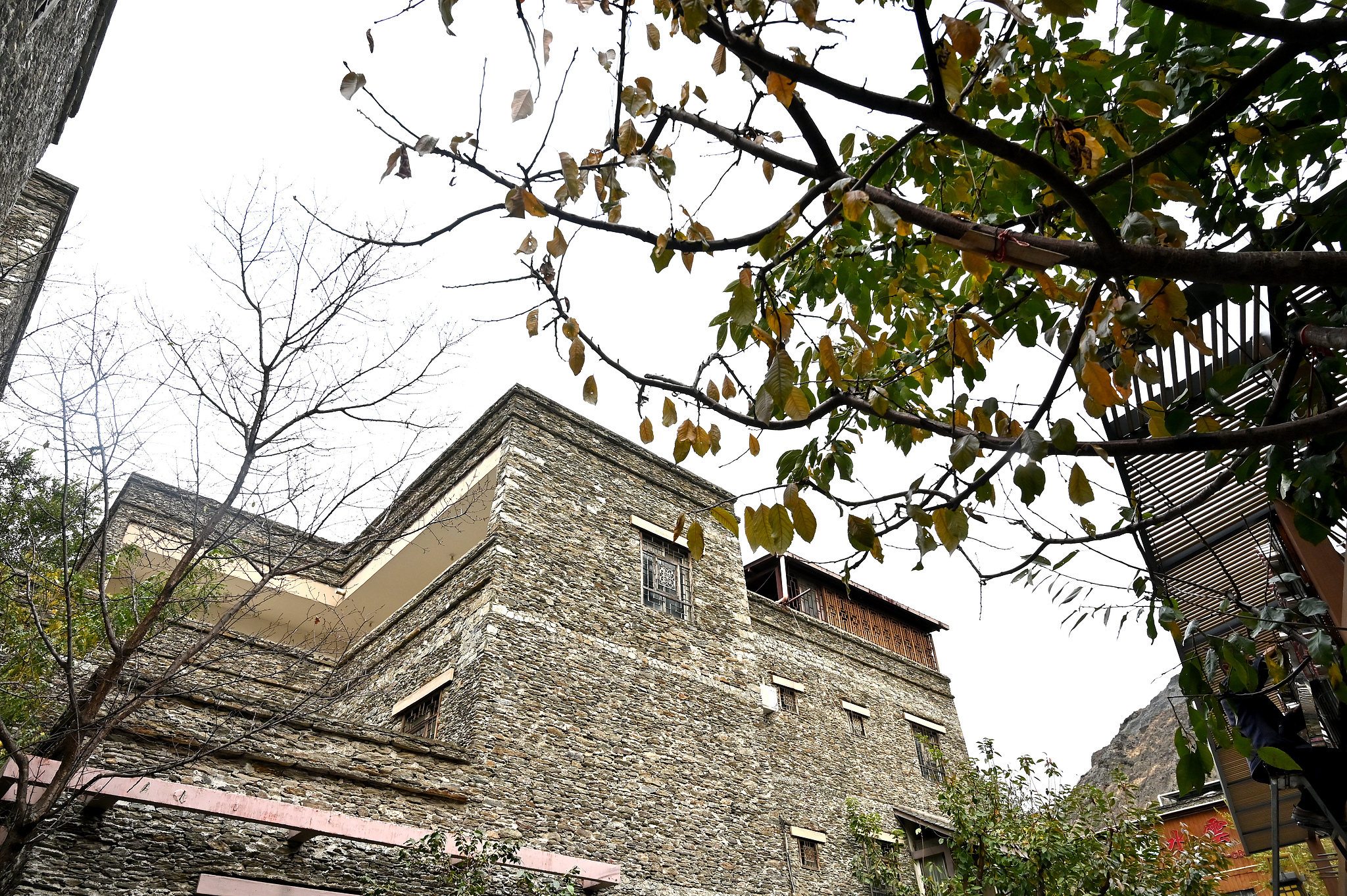 A view of the Qiang architecture in Taoping Village, Aba Zang and Qiang Autonomous Prefecture, southwest China's Sichuan Province, November 25, 2024. /CFP