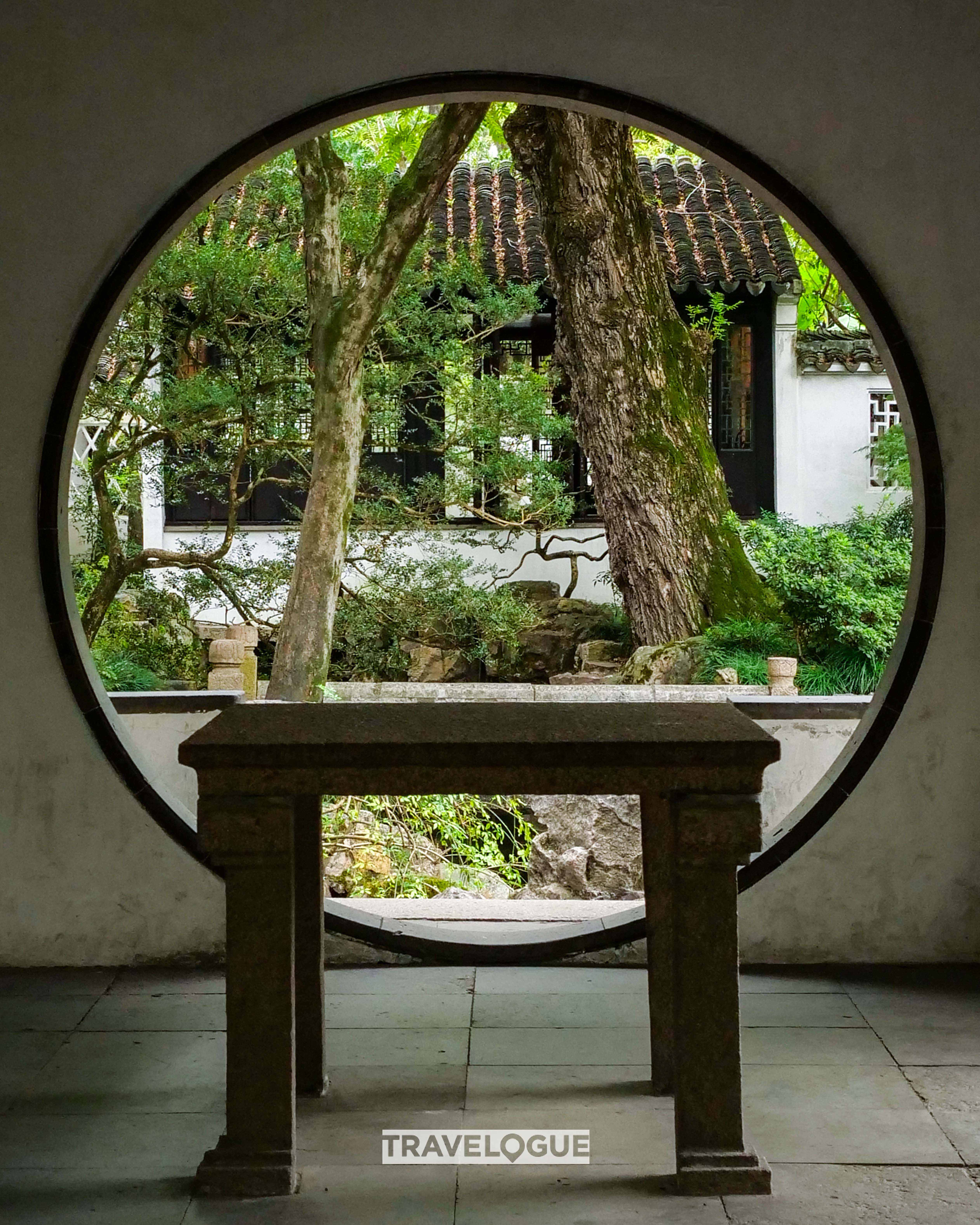 A view of the Wuzhu Youju Pavilion located in the Humble Administrator's Garden in Suzhou, Jiangsu Province /CGTN