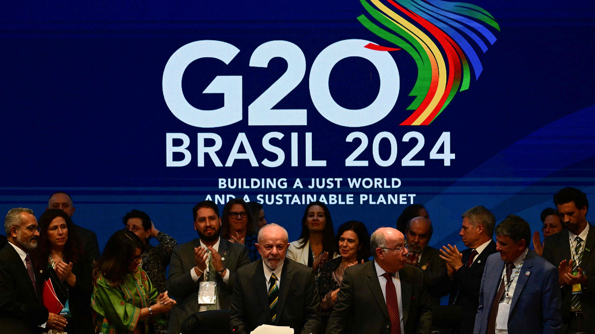 Brazilian President Luiz Inacio Lula da Silva attends the pre-launch of the Global Alliance Against Hunger and Poverty, in the framework of the G20 Ministerial Meeting in Rio de Janeiro, Brazil, on July 24, 2024. /CFP