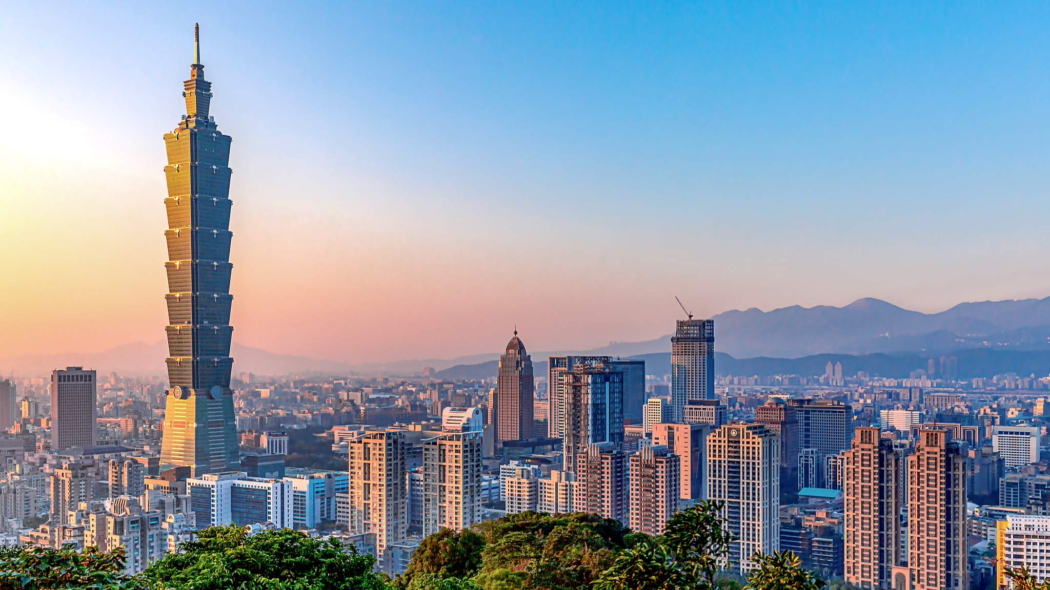 A view of Taipei, southeast China's Taiwan region. /CFP