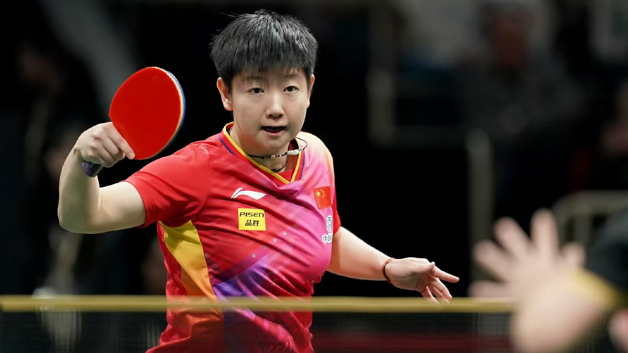 Sun Yingsha beat Jessi Reyes Lai 3-0 to help China defeat the USA 8-1 in Group One of the ITTF Mixed Team World Cup in Chengdu, Sichuan Province, China, December 3, 2024. /ITTF