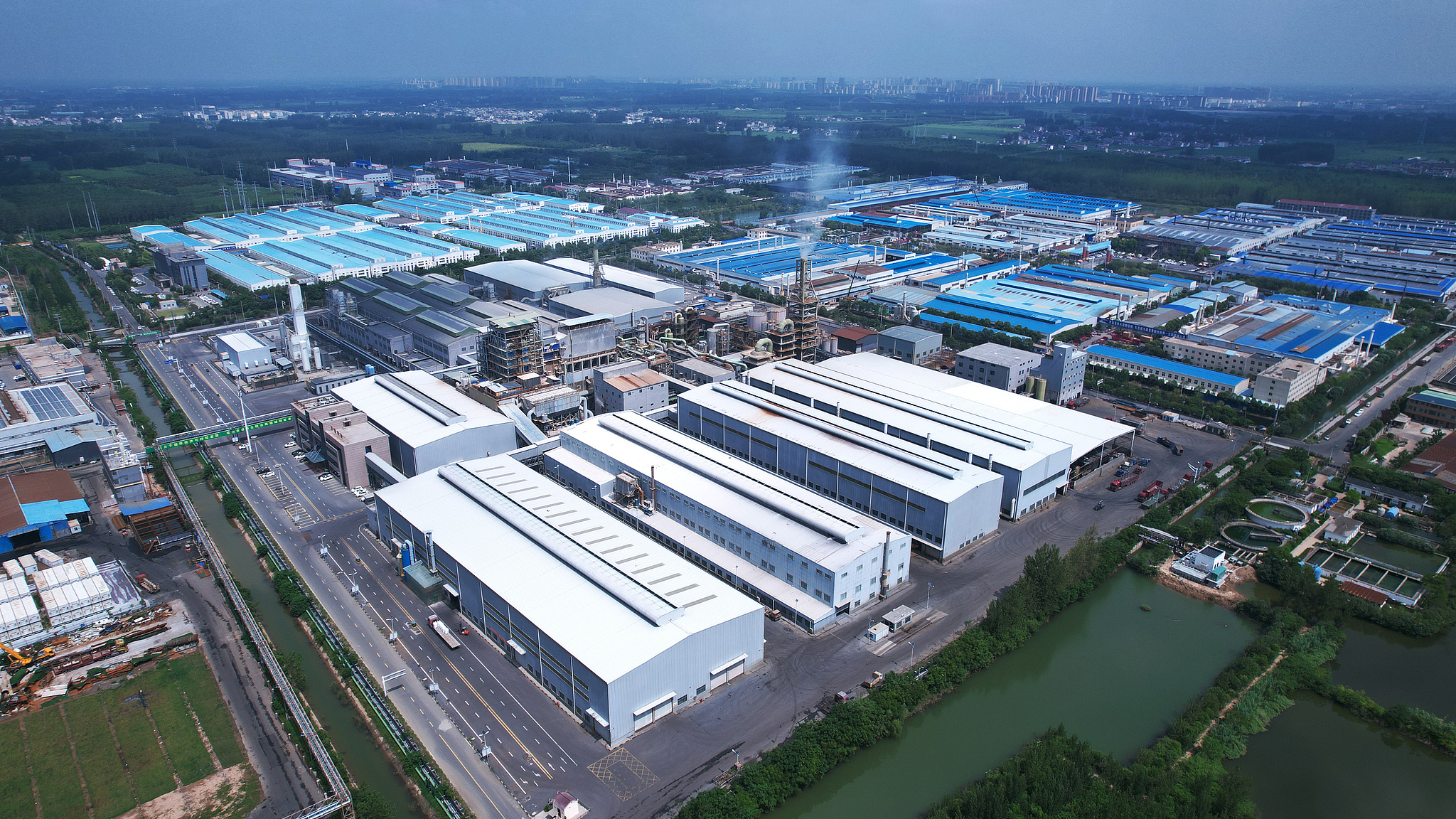 Tianying Science and Technology Park in Jieshou High-tech Zone in Fuyang City, east China's Anhui Province. /CFP