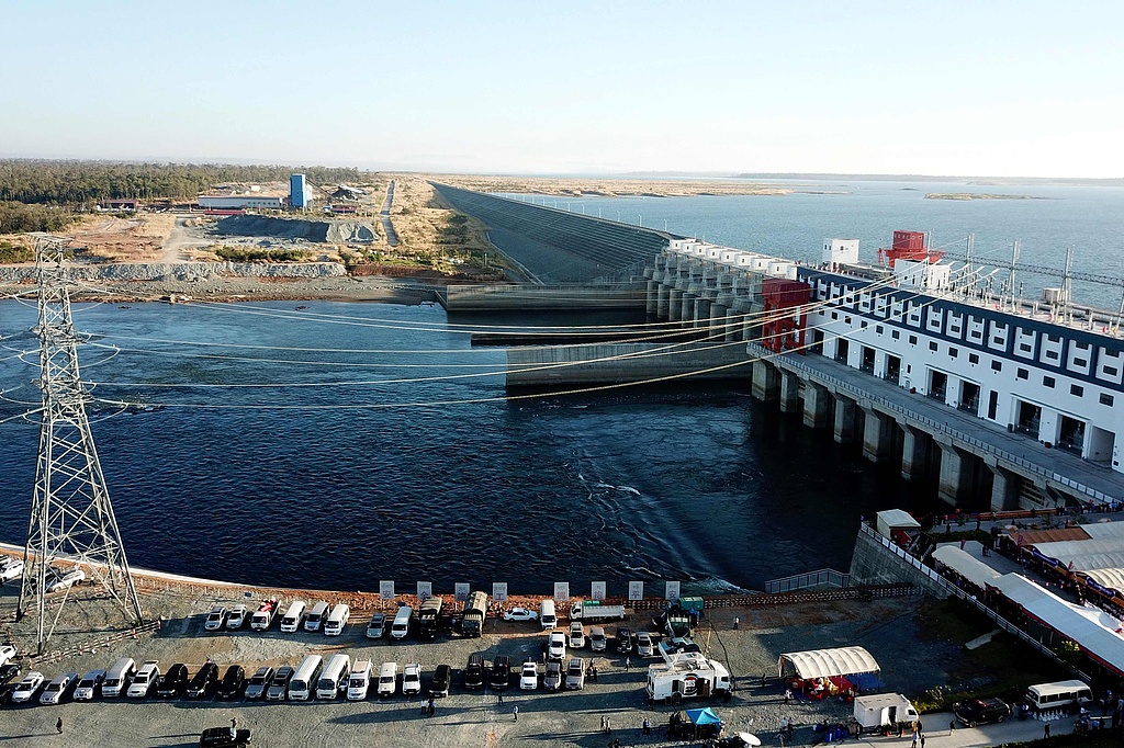 Chinese-built hydropower station in cooperation with Cambodia, Cambodia, December 17, 2018. /CFP