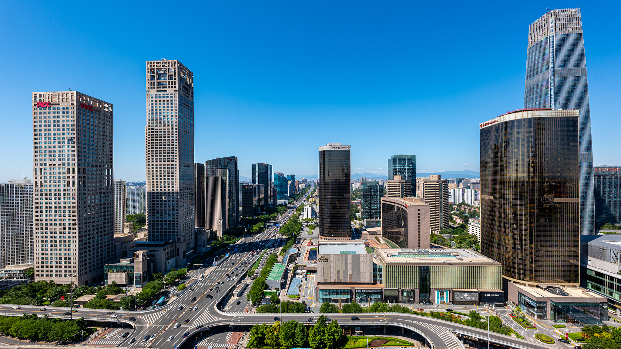 The central business district (CBD) in Beijing, capital of China, August 27, 2024. /Xinhua