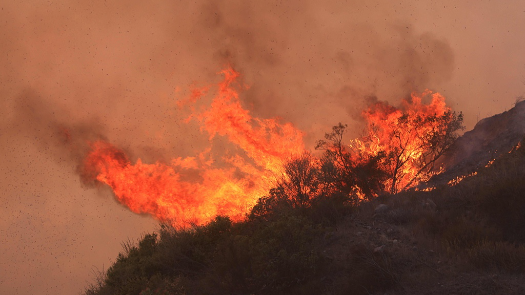 Live: Wildfire raging in Malibu, Southern California