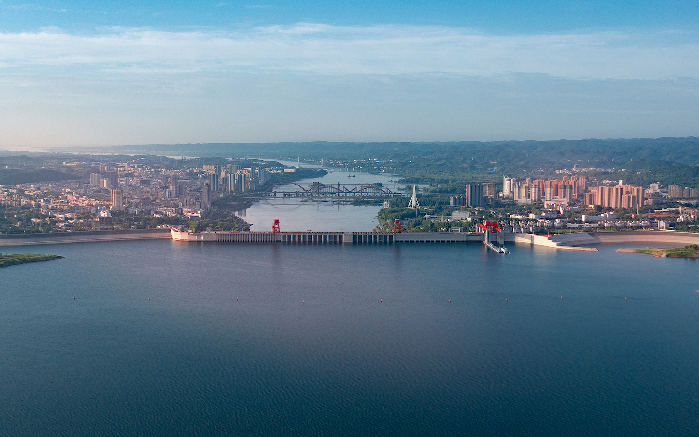 The Danjiangkou Dam in Shiyan City, Hubei Province, central China, December 11, 2024. /CFP