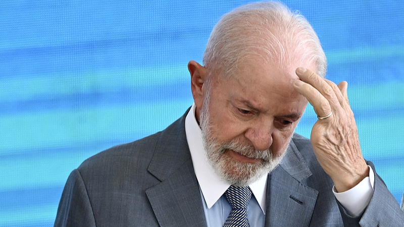 Brazilian President Luiz Inacio Lula da Silva attends the swearing-in ceremony of new Minister of Human Rights Macae Evaristo at Planalto Palace in Brasilia, on September 27, 2024. /CFP