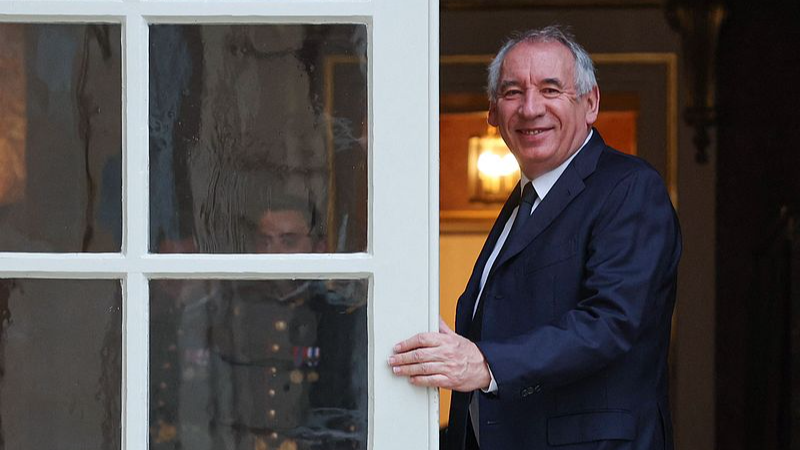 France's centrist Democratic Movement (MoDem) party leader Francois Bayrou arrives to attend a meeting with the-then French prime minister at the Matignon Hotel in Paris, September 18, 2023. /CFP