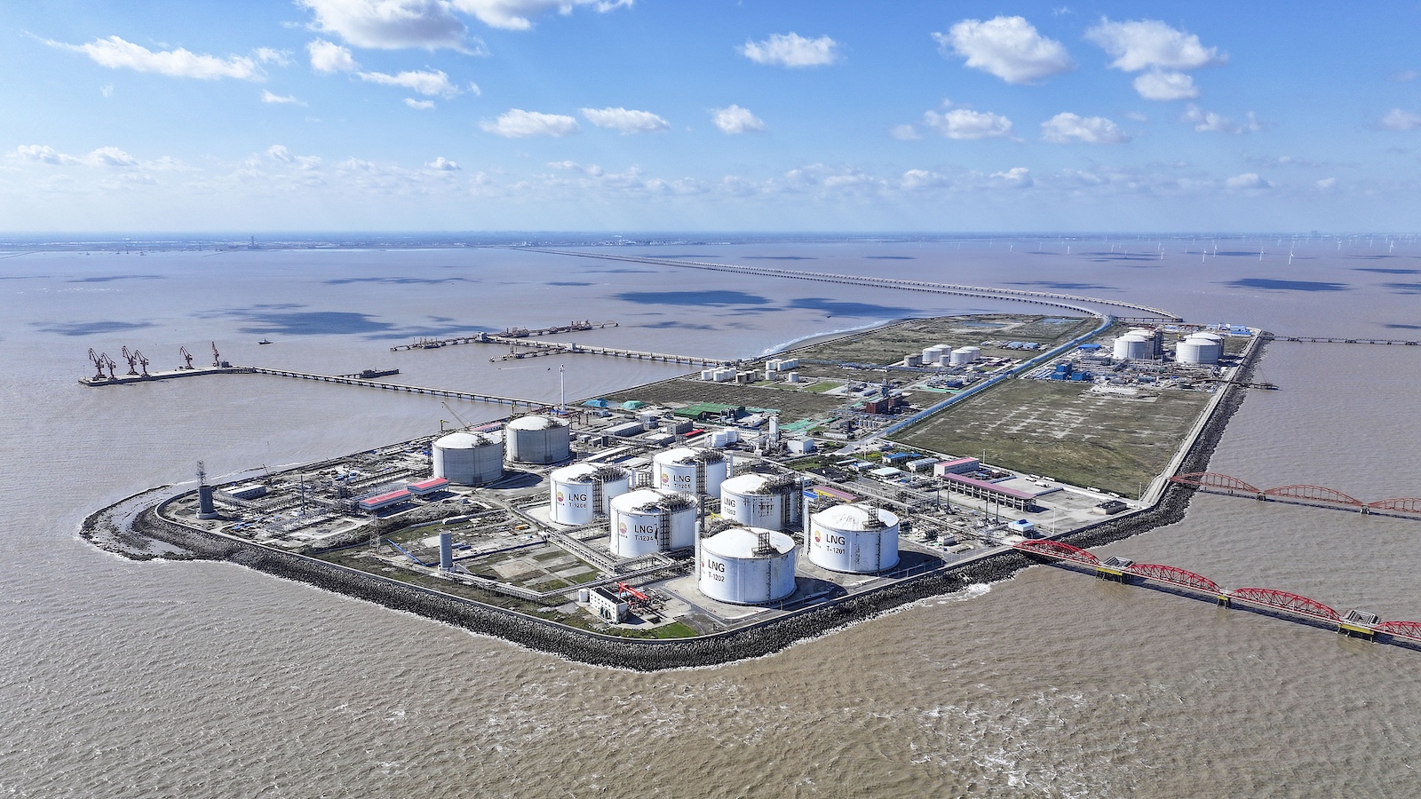 The island-type substation in Nantong City, Jiangsu Province, east China, November 5, 2024. /CFP