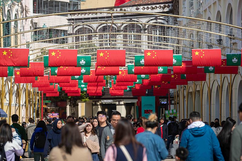 Street view in south China's Macao Special Administrative Region, December 19, 2024. /CFP