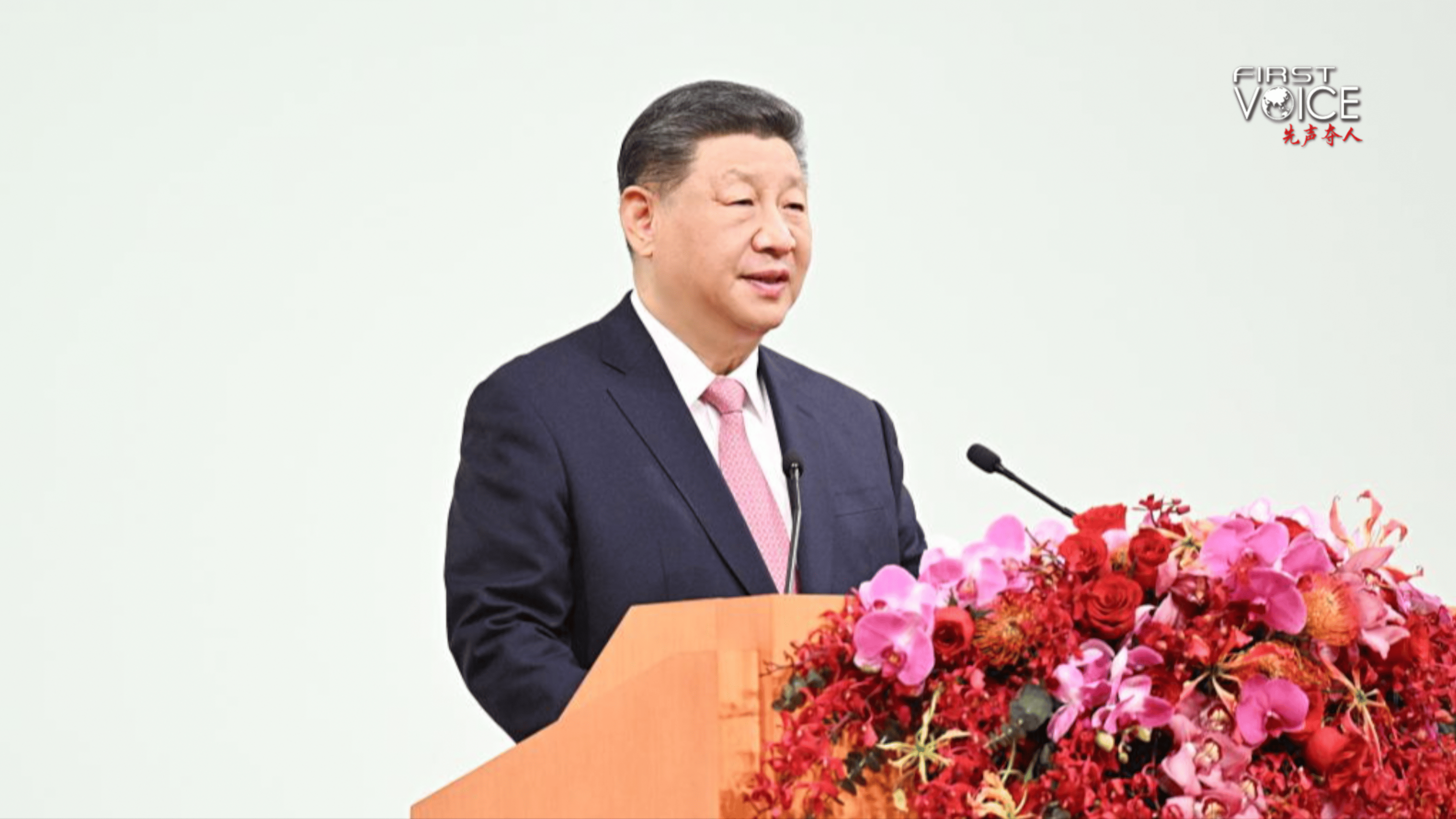 Chinese President Xi Jinping speaks at a meeting celebrating the 25th anniversary of Macao's return to the motherland and the inaugural ceremony of the sixth-term government of the Macao Special Administrative Region at the Macao East Asian Games Dome in Macao, south China, December 20, 2024. /Xinhua