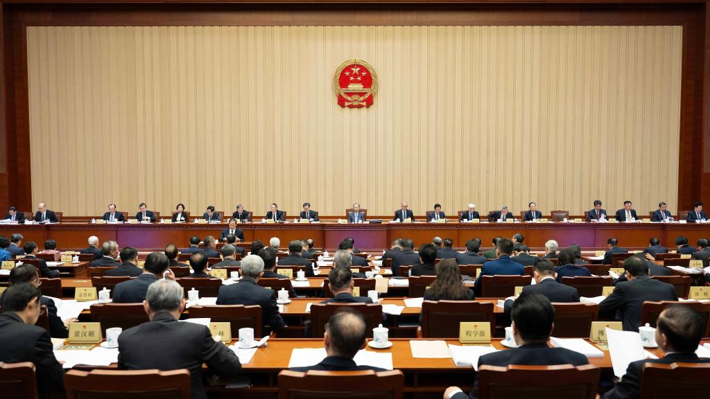 The second plenary meeting of the 13th session of the 14th NPC Standing Committee is held at the Great Hall of the People in Beijing, capital of China, December 22, 2024. /Xinhua