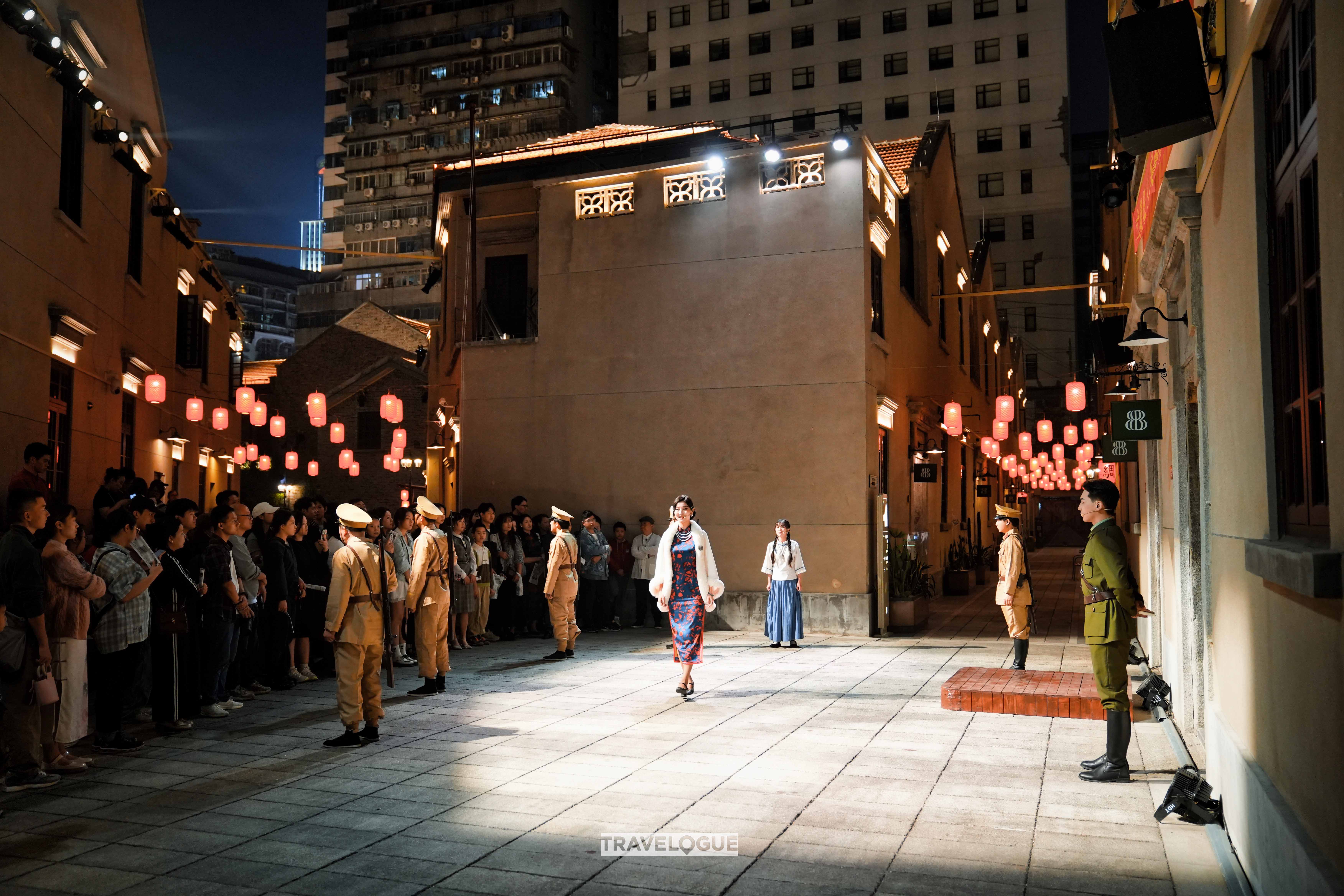 A scene from the immersive theatre performance 