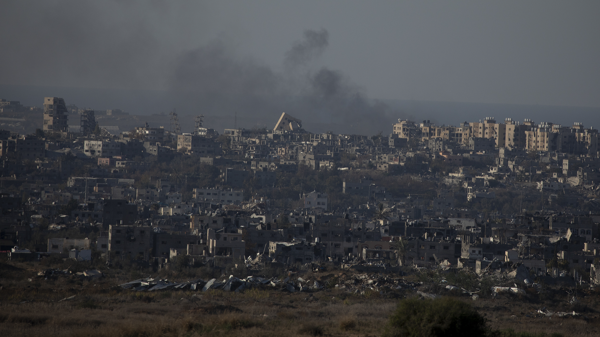 A view of devastated Gaza, December 23, 2024. /CFP