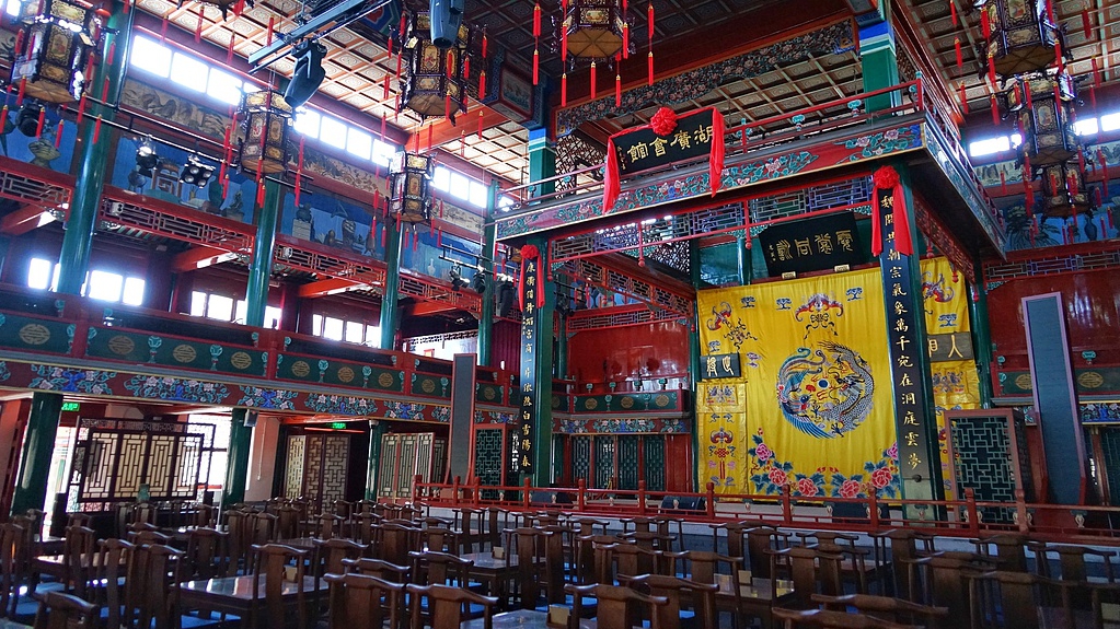 An inside view of the Huguang Guild Hall, Beijing, China, August 27, 2024. /CFP