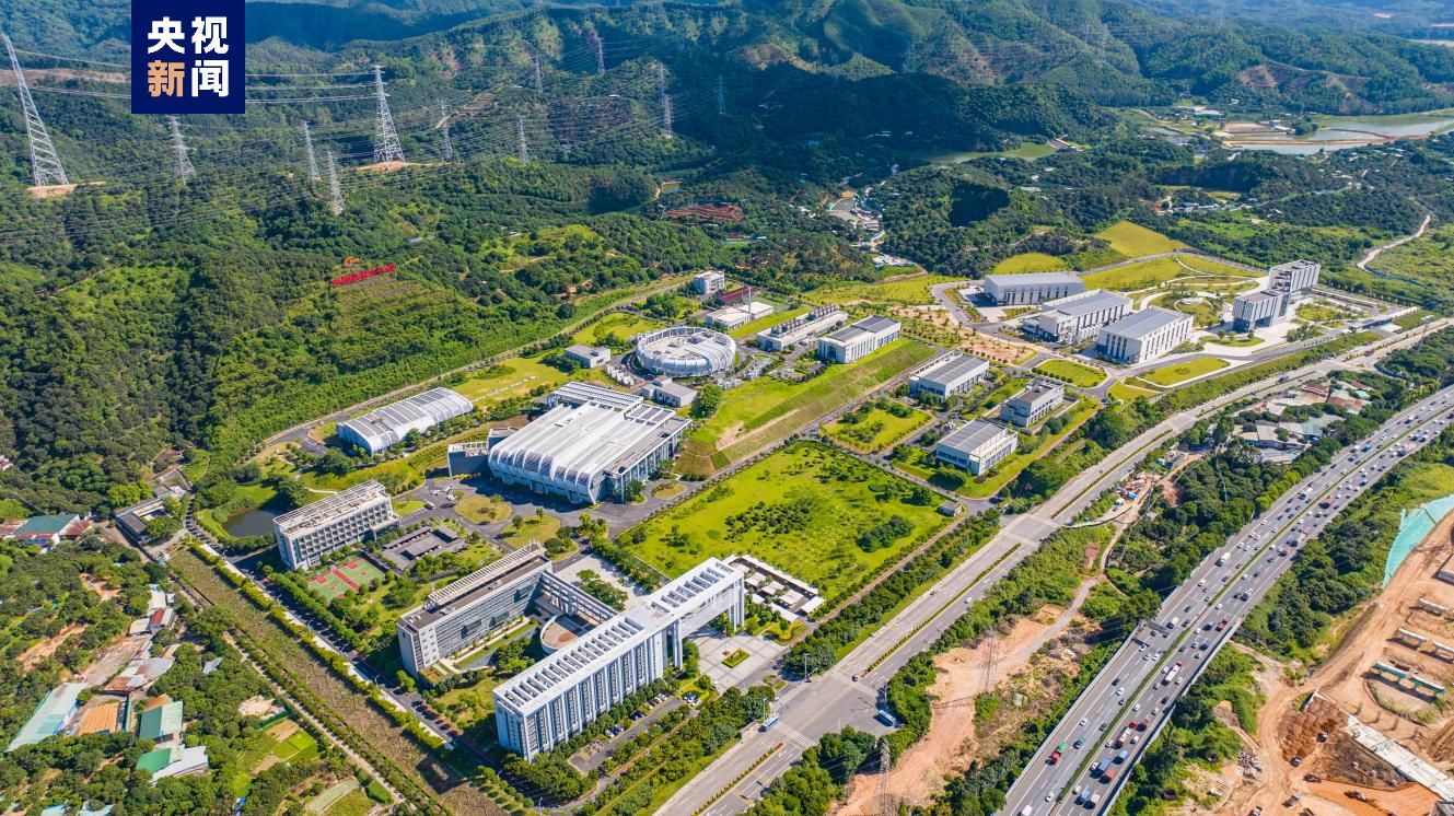 An aerial view of the China Spallation Neutron Source. /China Media Group