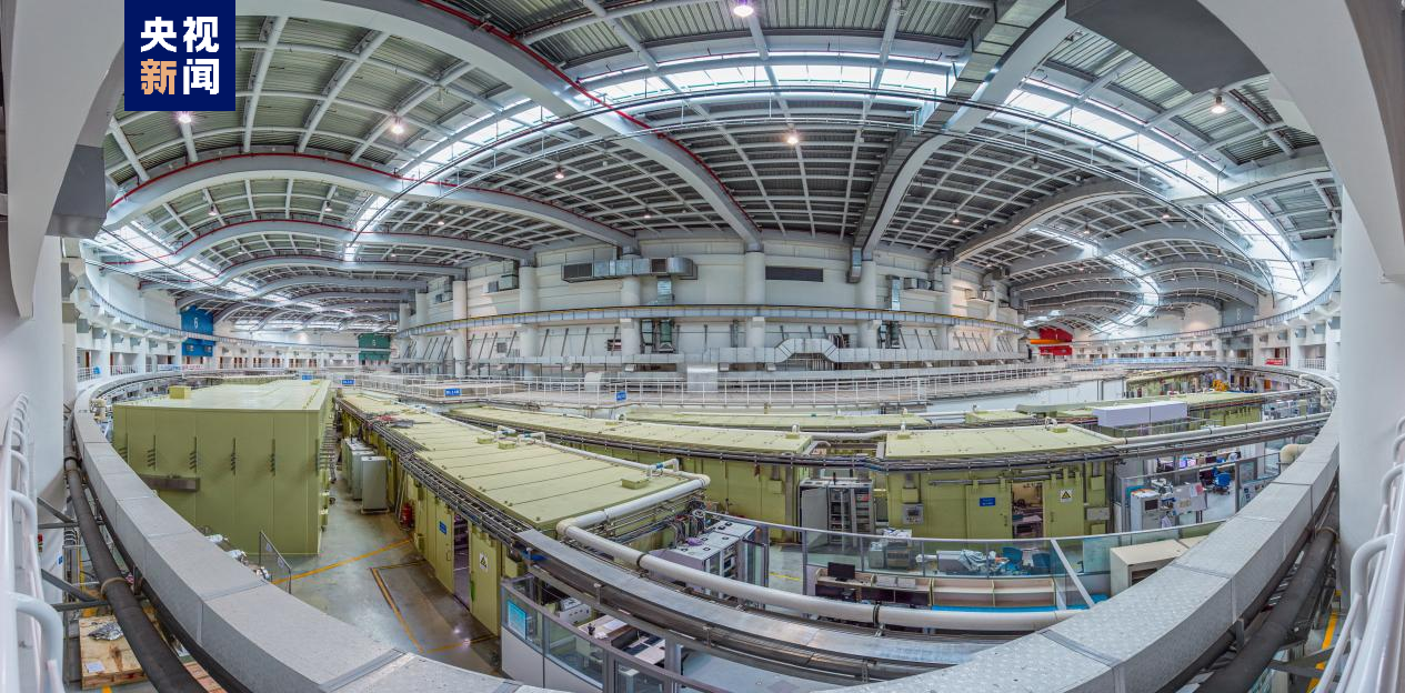 An internal view of the Shanghai Synchrotron Radiation Facility in east China's Shanghai Municipality. /CMG