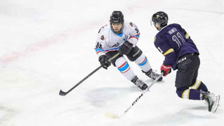 Liaoning beat Anhui to conclude Chinese Men's Ice Hockey League in Shenzhen, China, December 26, 2024. / Chinese Men's Ice Hockey League