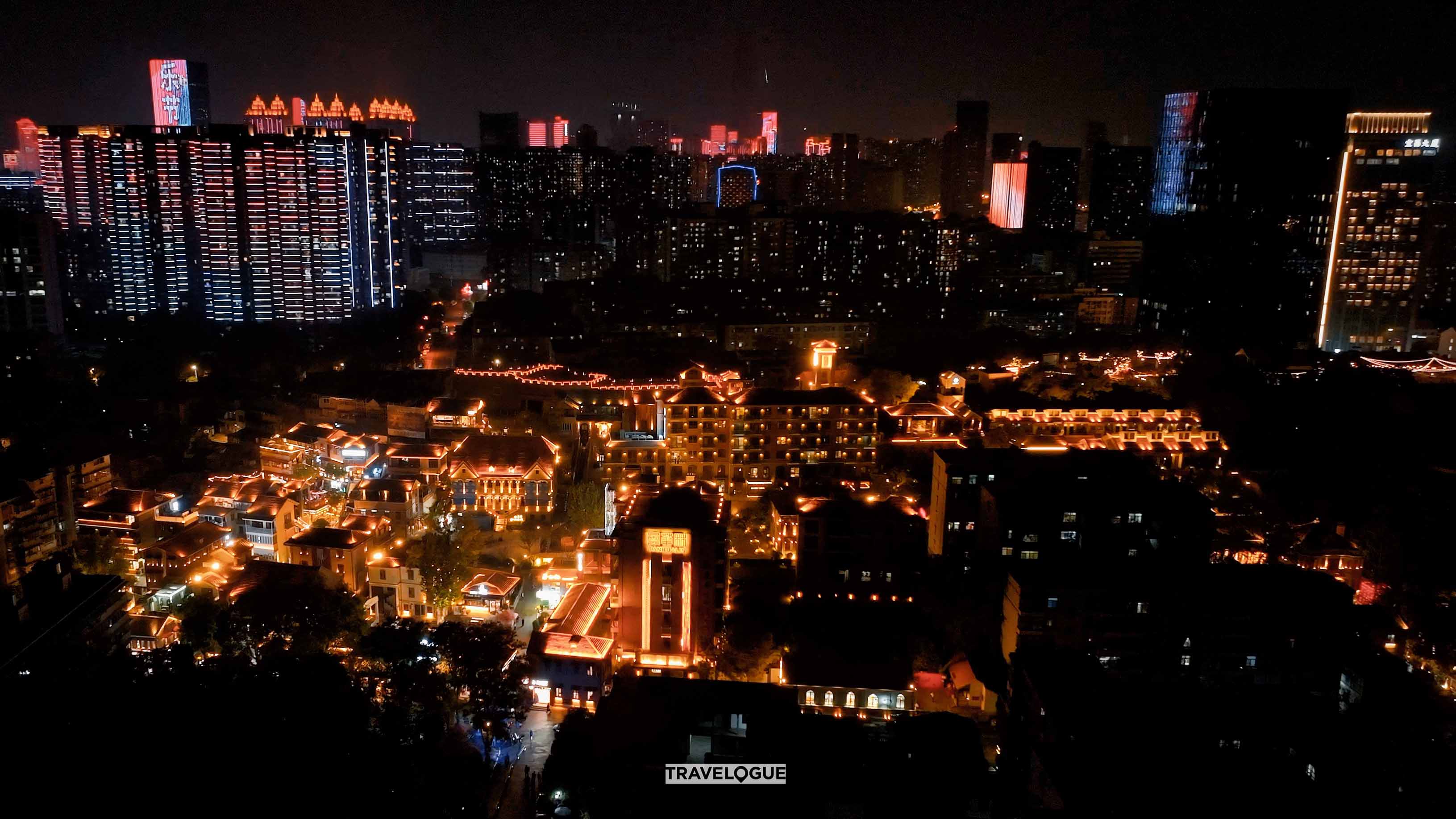 Tan Hua Lin is a popular commercial district in Wuhan, central China. /CGTN