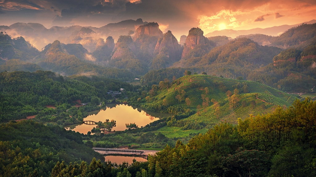 A file photo shows a view of Wuyi Mountain in China. /CFP