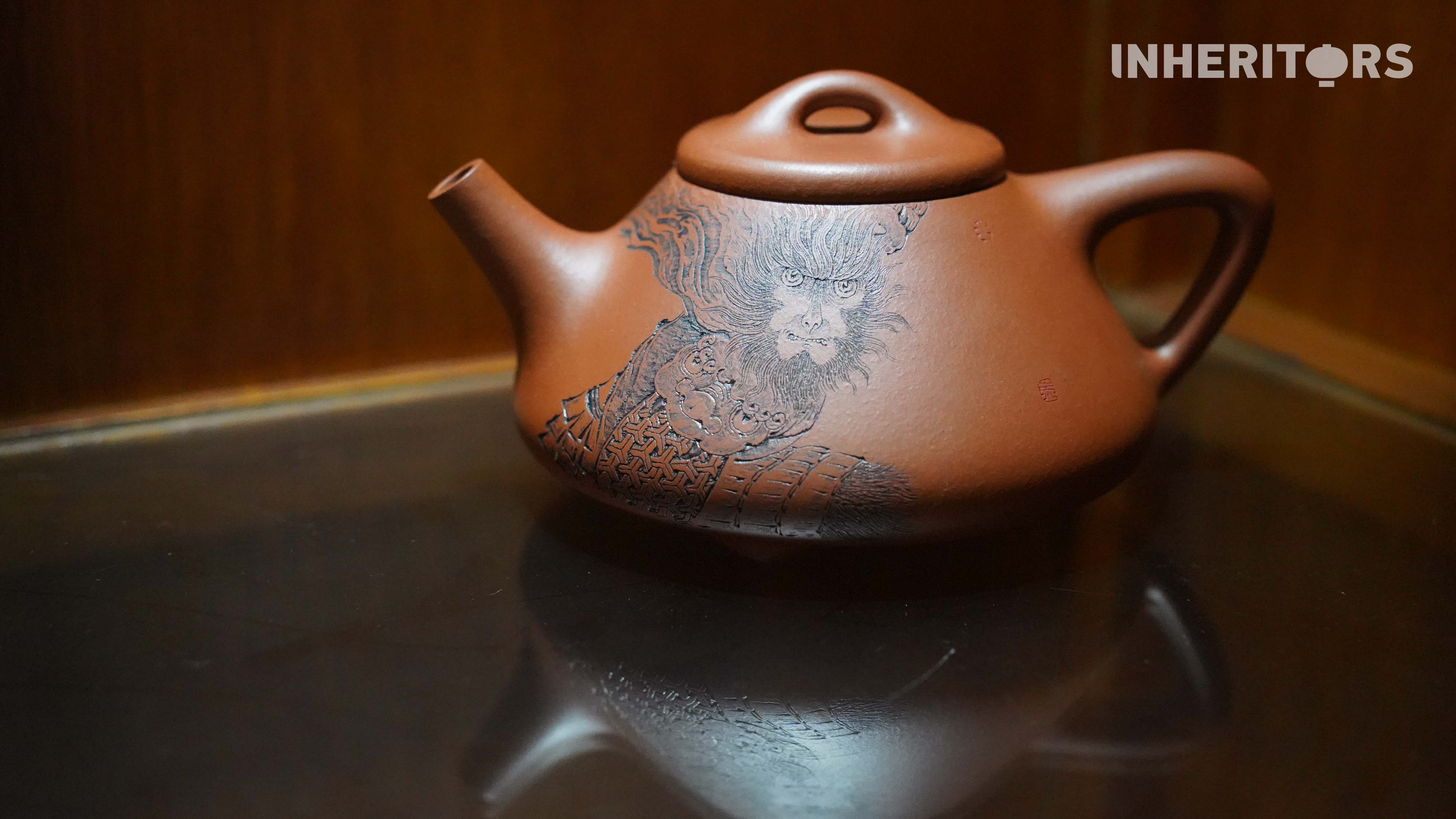 A delicate zisha ware object. /CGTN