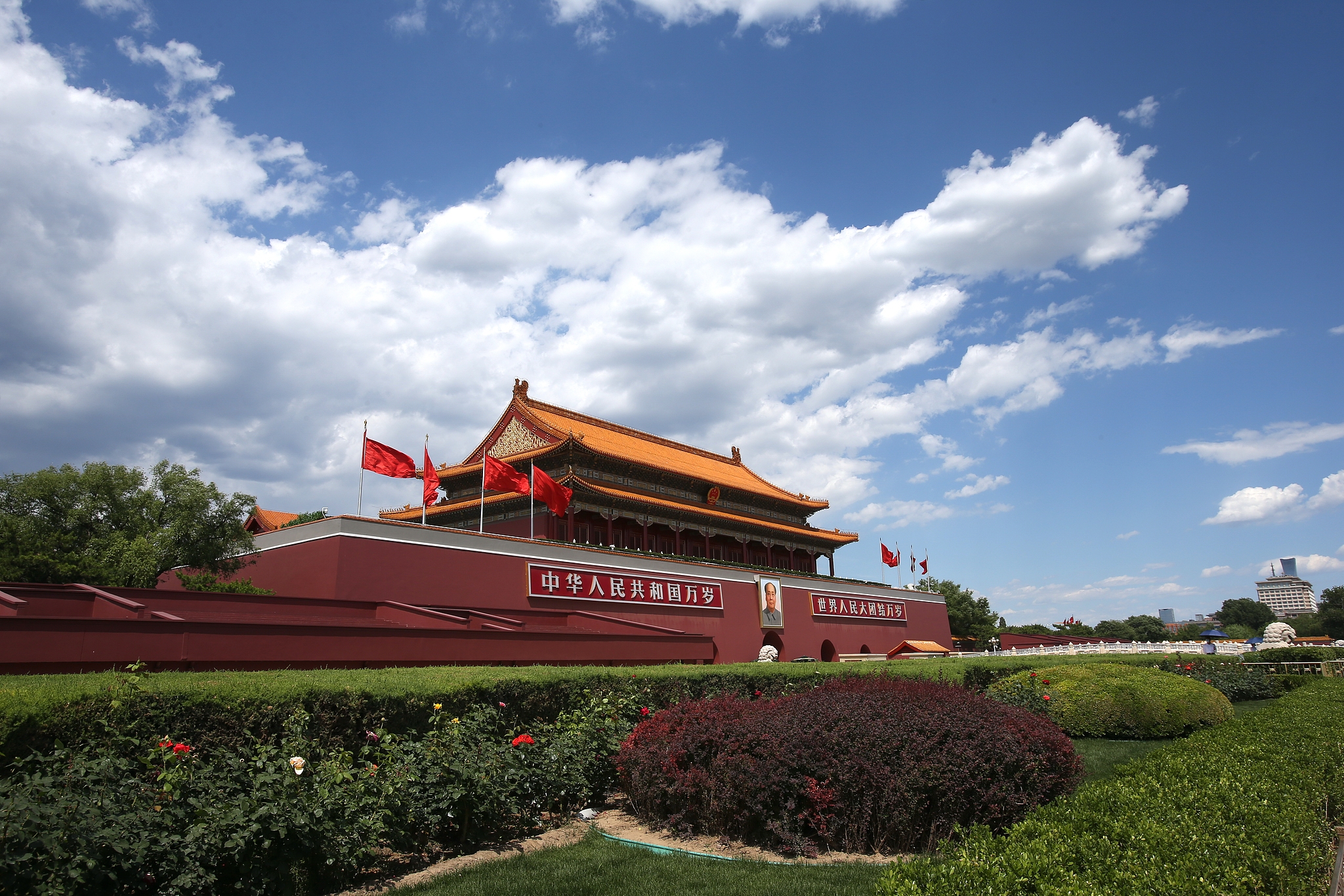 A view of the Tiananmen Square in Beijing, capital of China. /CFP