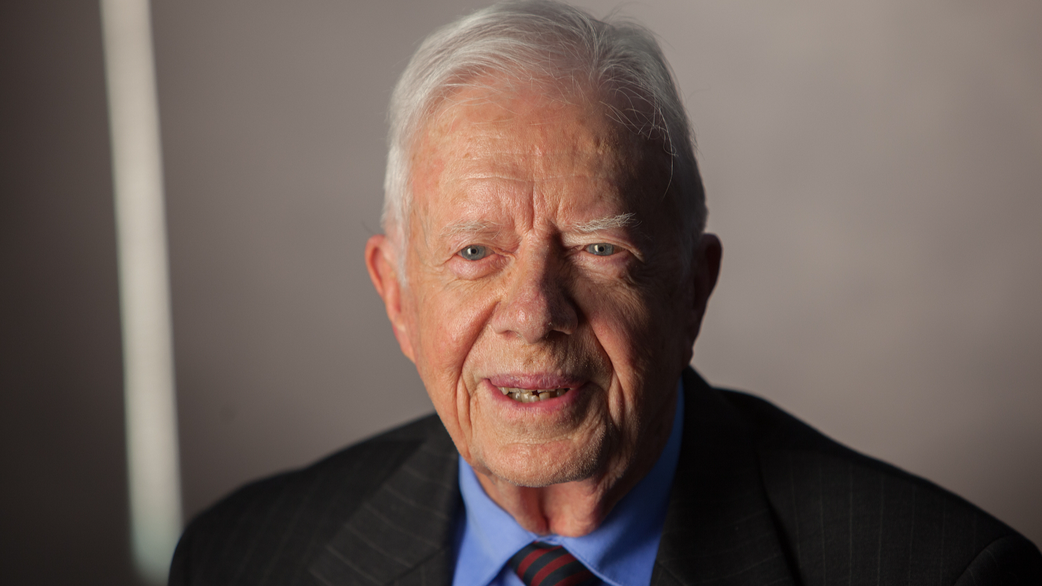 Jimmy Carter is interviewed for 