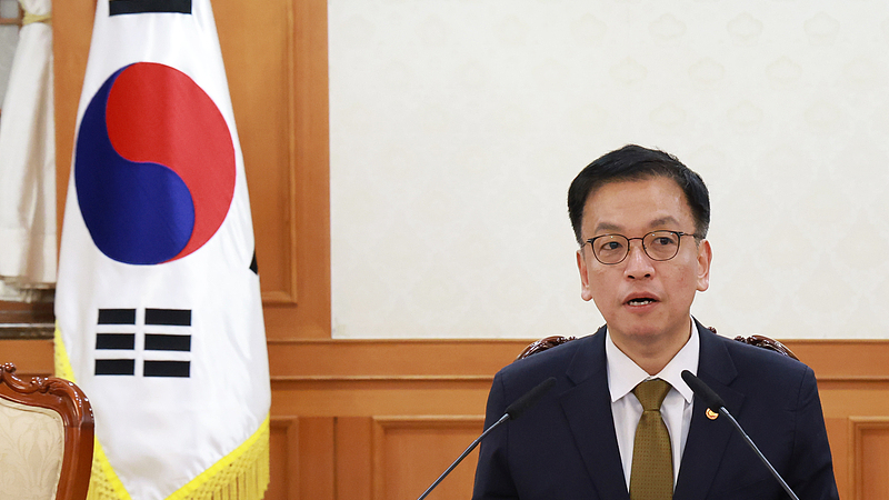 South Korea's current acting president Choi Sang-mok delivers a speech at a meeting in Seoul, South Korea, December 27, 2024. /CFP