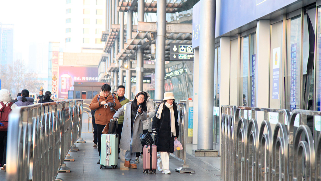 A view of Nanjing Train Station, Nanjing City, east China's Jiangsu Province, December 31, 2024. /CFP