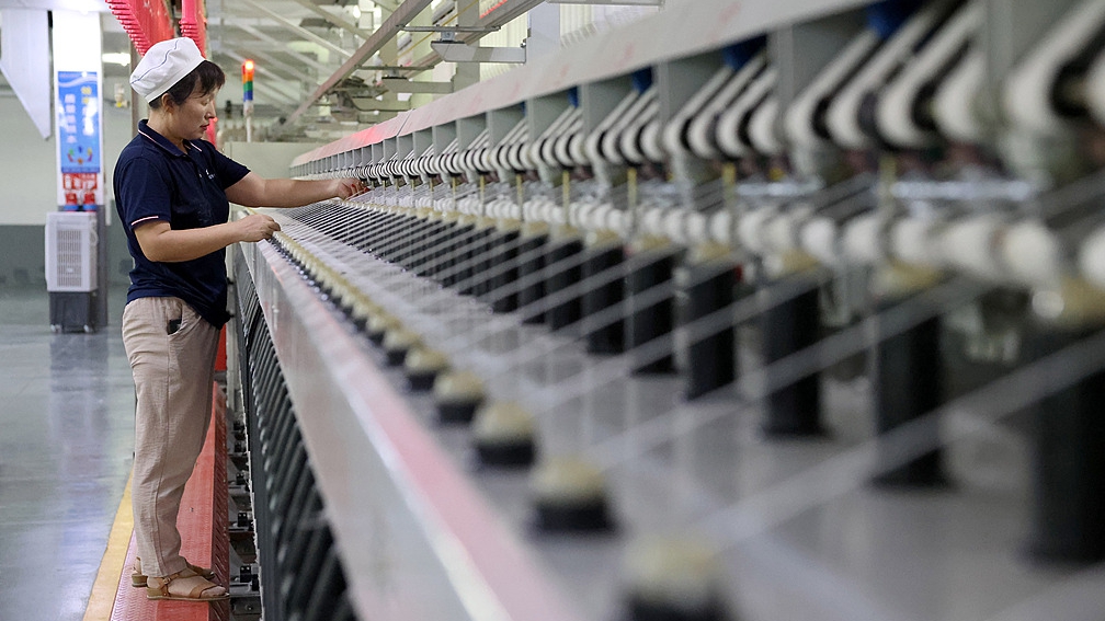 A workshop of a 5G powered factory in Fuzhou City, southeast China's Fujian Province, July 17, 2024. /CFP