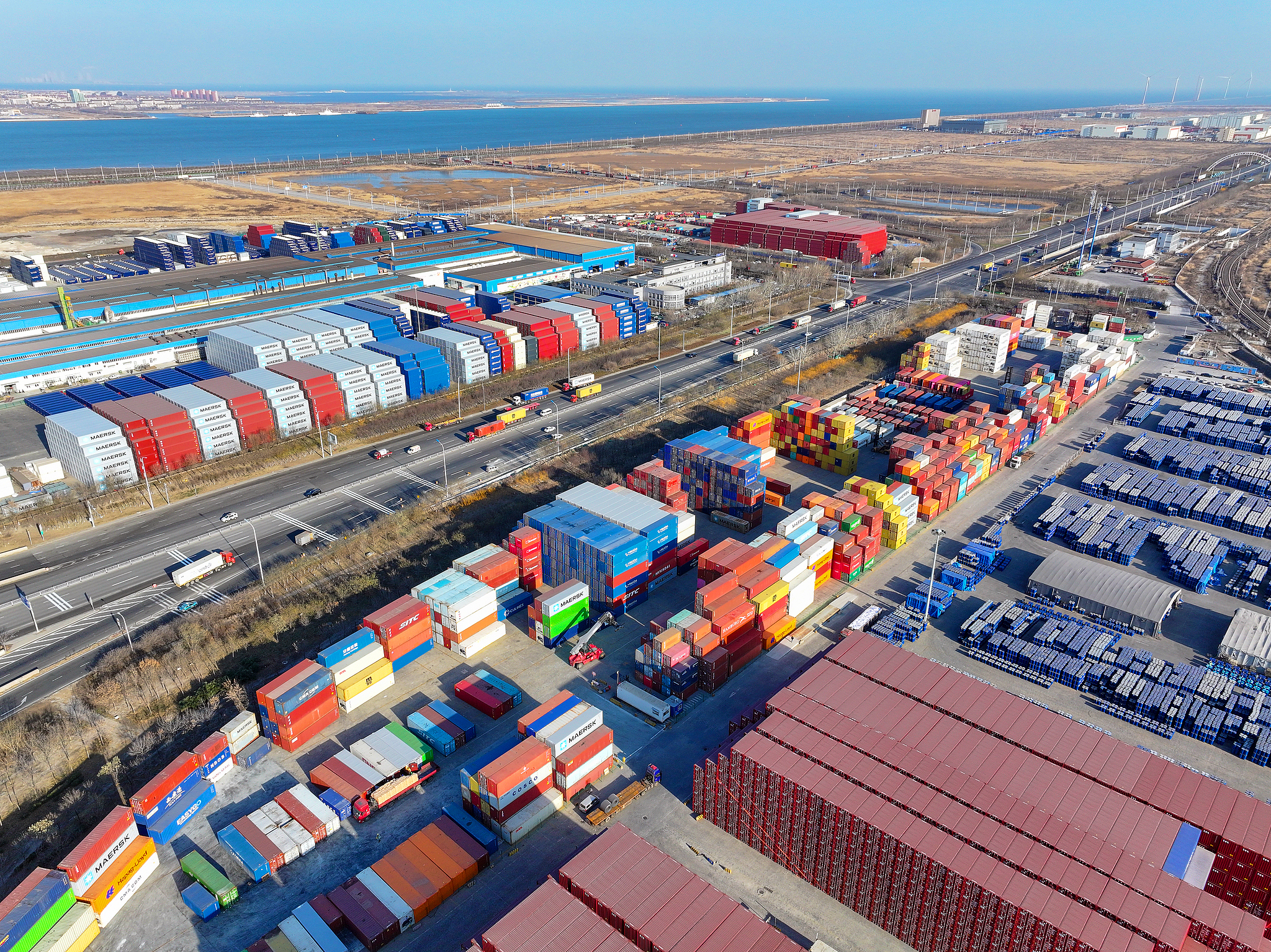  View of the Port of Tianjin on December 20, 2024. /CFP