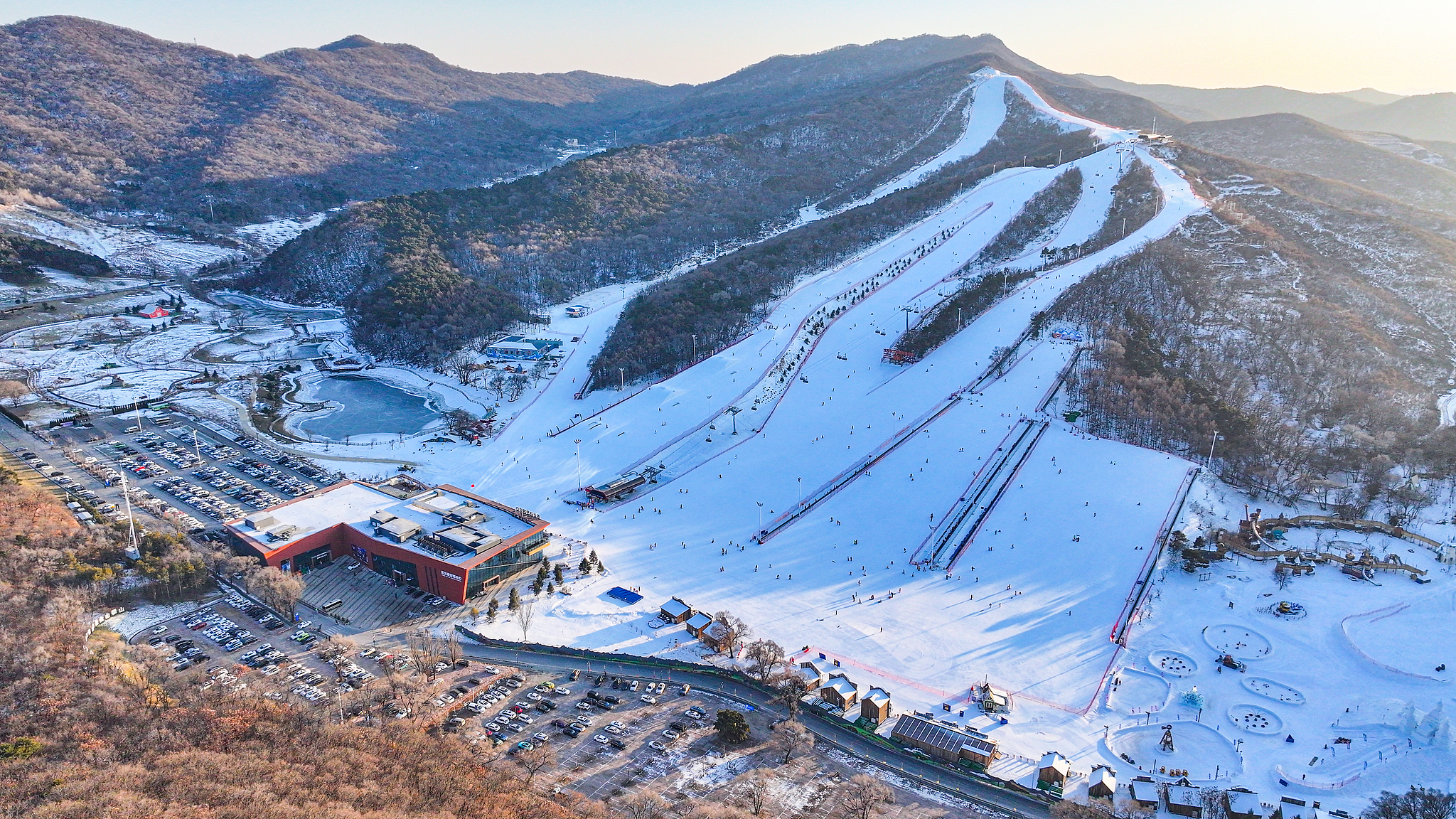 A ski resort in Shenyang, Liaoning Province, China, December 23, 2024. /CFP