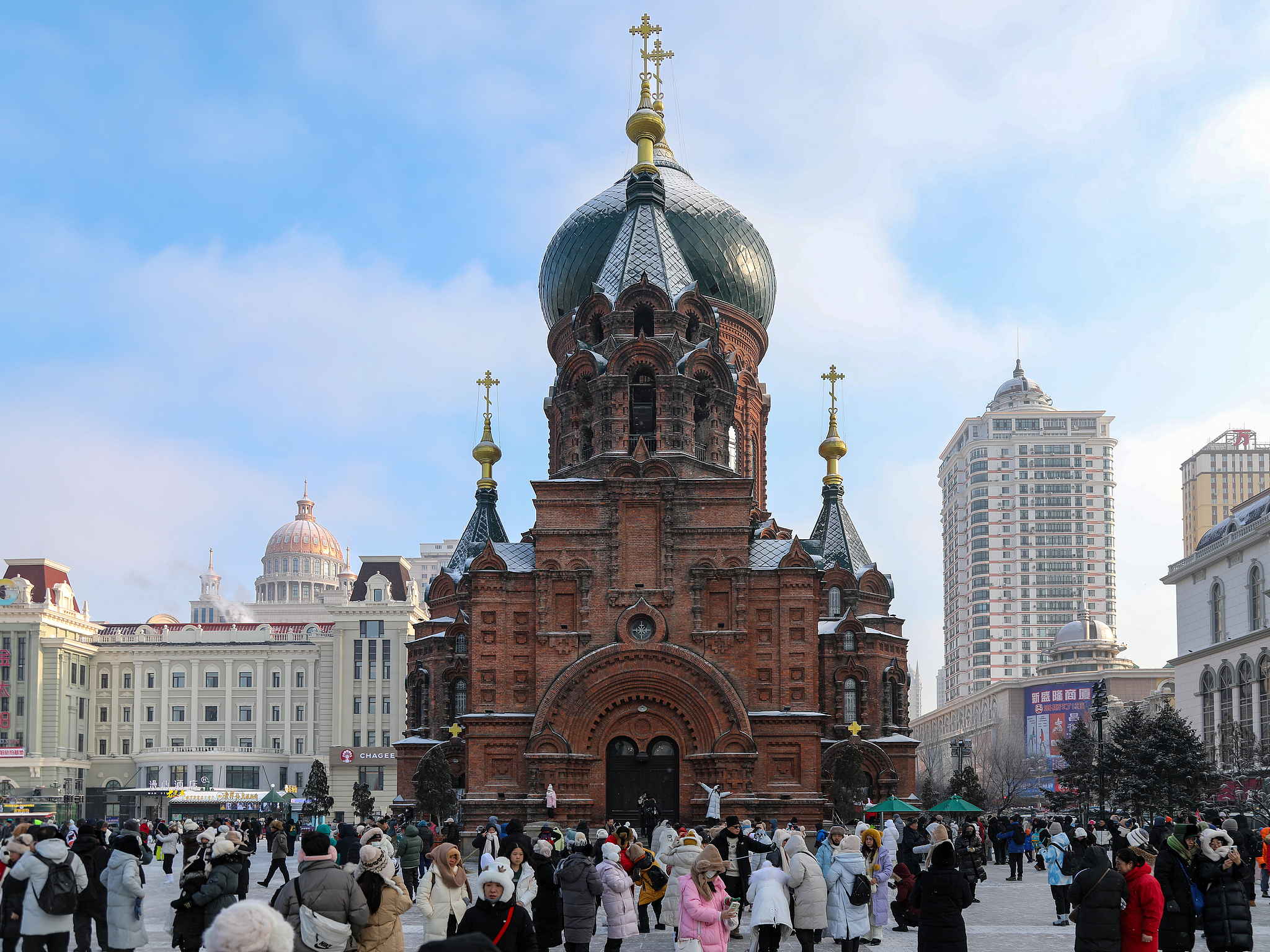 The St. Sophia Cathedral in Harbin, Heilongjiang Province, China, December 31, 2024. /CFP