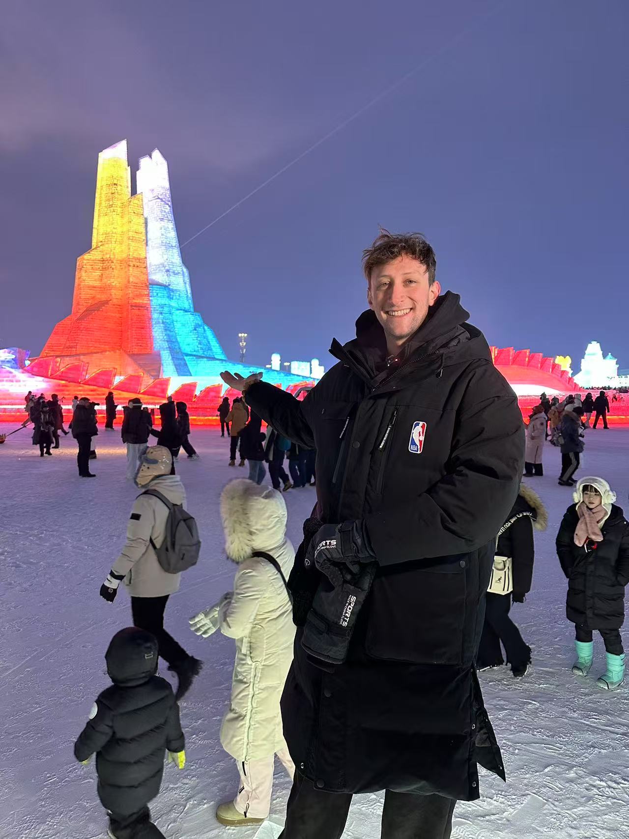 Evan Kail in Harbin, northeast China. /Courtesy of Evan Kail