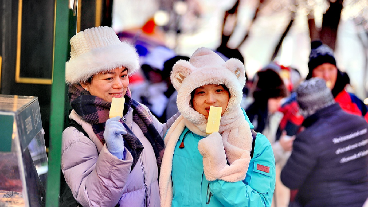 Popsicles, a sweet taste of winter in Harbin