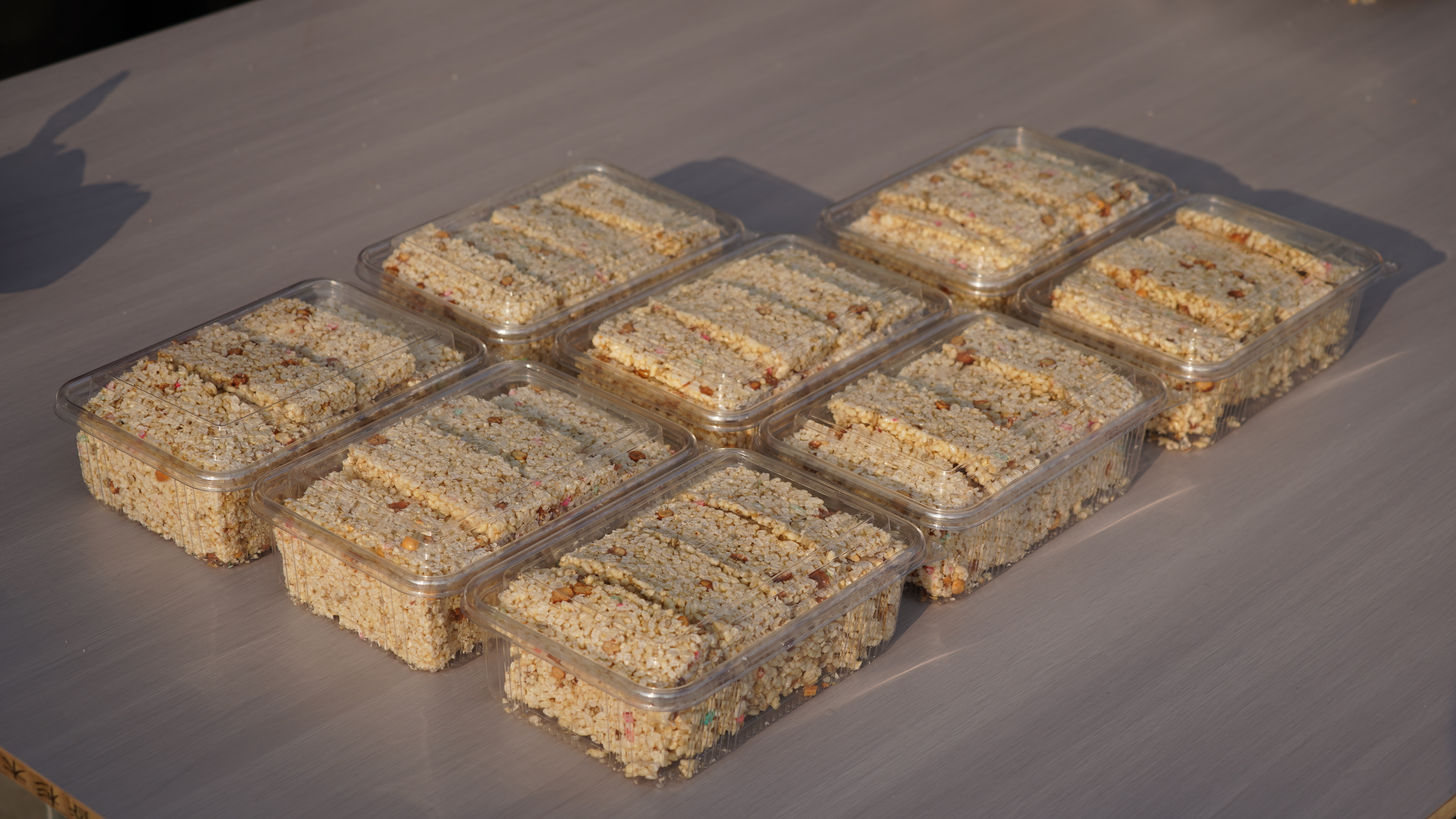 An undated photo shows the iconic traditional Spring Festival delicacy of sesame cakes in Shimo County, Guizhou Province. /Photo provided to CGTN