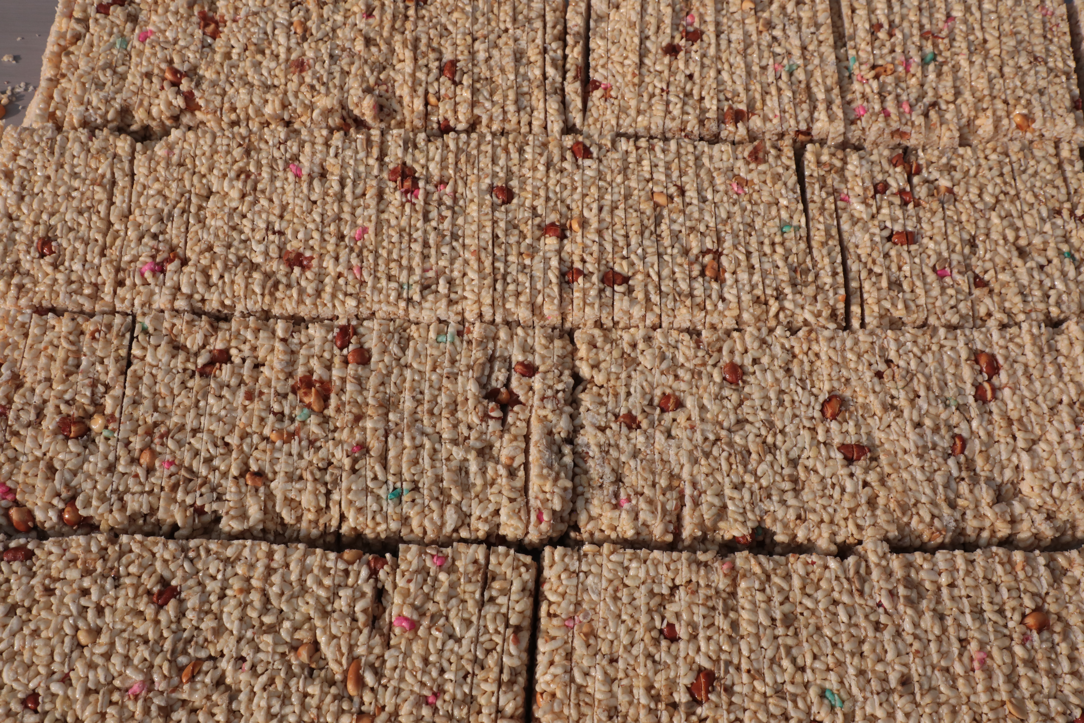 An undated photo shows the iconic traditional Spring Festival delicacy of sesame cakes in Shimo County, Guizhou Province. /Photo provided to CGTN